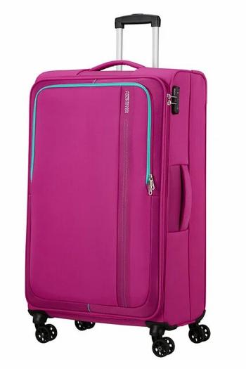 American Tourister Látkový cestovní kufr Sea Seeker L 92,5 l - fuchsiová