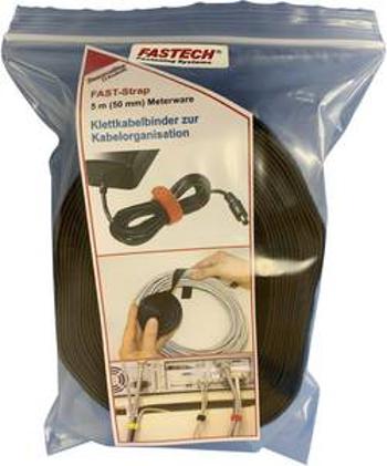 Páska se suchým zipem Fastech 699-330-Bag, 5 m x 50 mm, černá, 5 m