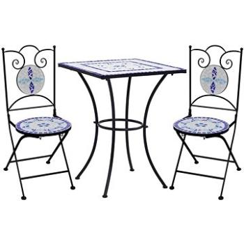 3dílný mozaikový bistro set keramický modro-bílý 279413 279413 (279413)