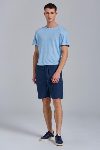 ŠORTKY GANT D2. RELAXED LINEN DS SHORTS modrá L