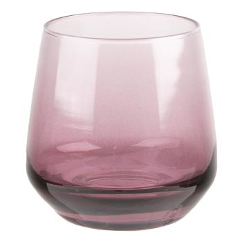 Fialová sklenička na vodu Walt - Ø 7*9 cm / 310 ml 6GL4310P