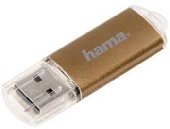 USB flash disk Hama Laeta 91076, 32 GB, USB 2.0, hnědá