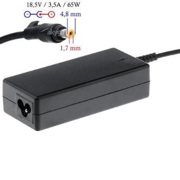 Akyga notebook power adapter AK-ND-09 18.5V/3.54A 65W 4.8x1.7 mm HP, AK-ND-09