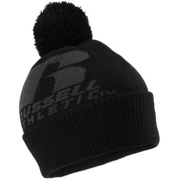 Russell Athletic WINTER POMPOM HAT Pánská zimní čepice, černá, velikost