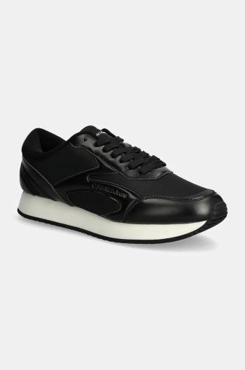 Sneakers boty Calvin Klein Jeans RETRO RUNNER MULTILAYER černá barva, YM0YM01117