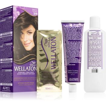 Wella Wellaton Permanent Colour Crème barva na vlasy odstín 3/0 Dark Brown