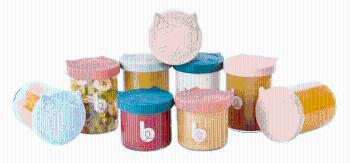 Babymoov Skleněné misky s víčky ISY BOWLS 6x 250ml + 3x 120ml