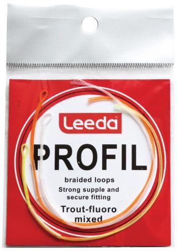 Leeda rychlospojky profil braided loops trout flouro mixed 3 ks