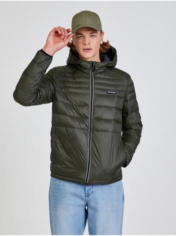 Khaki prošívaná bunda Jack & Jones Ace