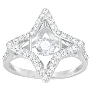 Swarovski Luxusní prsten s třpytivými krystaly Sparkling Dance 5349666 55 mm