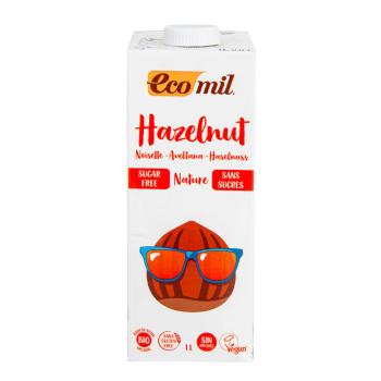 EcoMil Nápoj z lískových ořechů nature 1000 ml