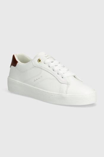 Kožené sneakers boty Gant Lagalilly bílá barva, 28531698.G245