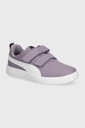 Dětské sneakers boty Puma Courtflex V3 fialová barva, 397642