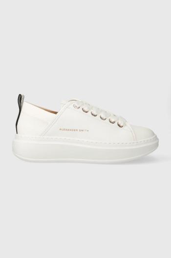 Kožené sneakers boty Alexander Smith Wembley bílá barva, ASAZWYW0106TWT