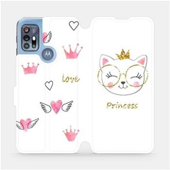 Flipové pouzdro na mobil Motorola Moto G20 - MH03S Kočička princess (5903516706532)
