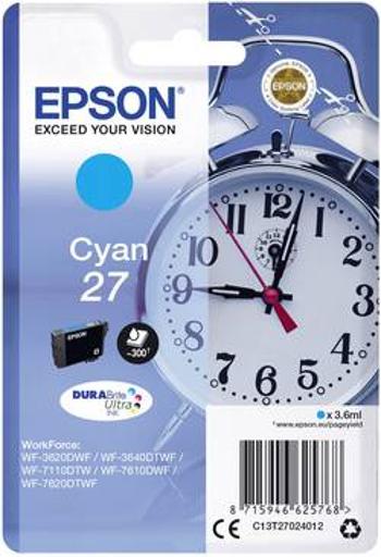 Epson Ink T2702, 27 originál azurová C13T27024012