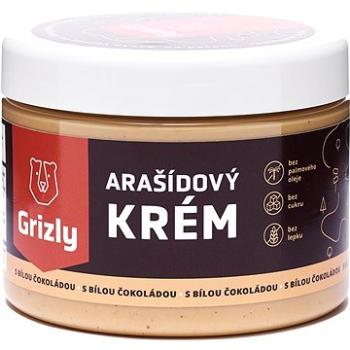 GRIZLY Arašídové máslo s bílou čokoládou 500 g (8595678400259)