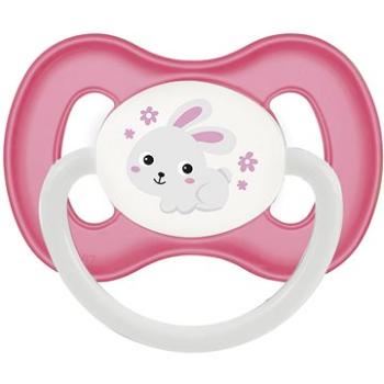 Canpol babies Dudlík kaučukový 0–6 měsíců růžový (5901691811874)