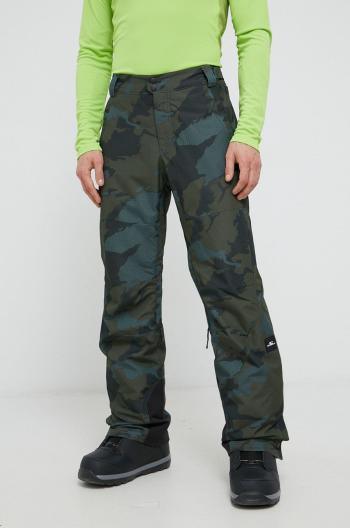 Snowboardové kalhoty O'Neill pánské, zelená barva