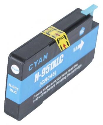 HP CN046AE - kompatibilní cartridge HP 951-XL, azurová, 27ml