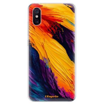 Odolné silikonové pouzdro iSaprio - Orange Paint - Xiaomi Mi 8 Pro