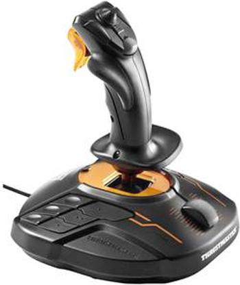 Joystick Thrustmaster T16000M FCS Flightstick USB PC černá, oranžová