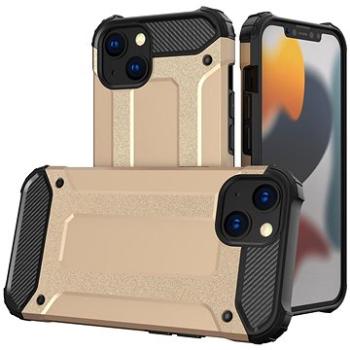 Hybrid Armor plastový kryt na iPhone 13, zlatý (HUR12431)