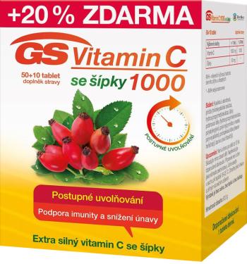 GS Vitamín C 1000 se šípky 60 tablet