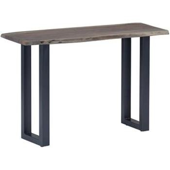 Konzolový stolek šedý 115x35x76 cm akáciové dřevo a železo (247831)