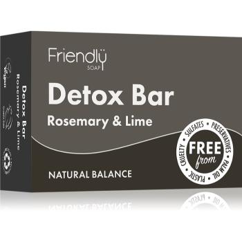 Friendly Soap Detox Bar Rosemary & Lime přírodní mýdlo 95 g