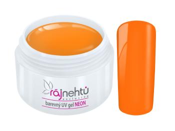 Ráj nehtů Barevný UV gel NEON - Orange - Oranžový 5ml