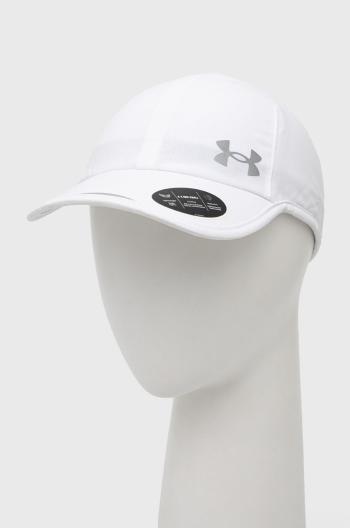 Kšiltovka Under Armour bílá barva, hladká