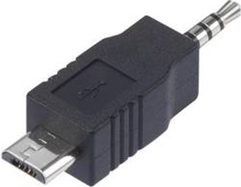 Adaptér pro iPod [1x jack zástrčka 2,5mm - 1x micro USB 2.0 zástrčka B] černá