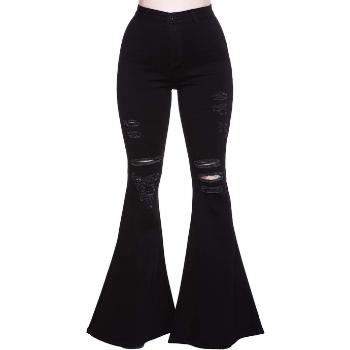 kalhoty plátěné KILLSTAR Sukie Denim Flares XL