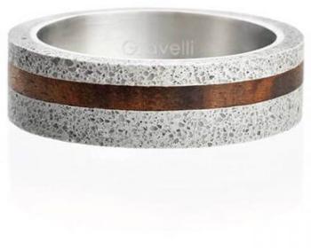 Gravelli Betonový prsten šedý Simple Wood GJRUWOG001 47 mm