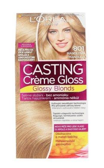 Barva na vlasy L´Oréal Paris - Casting Creme Gloss 801 Silky Blonde 1 ks , Mandlová