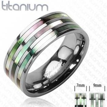 Spikes USA TT1009 Dámský snubní prsten titan - velikost 49 - TT1009-49