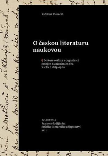 O českou literaturu naukovou - Piorecká Kateřina