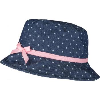 Lewro MARLA Dívčí plátěný klobouček, modrá, velikost 8-11