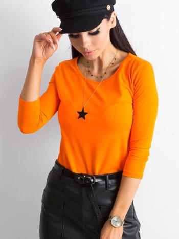 DÁMSKÉ ORANŽOVÉ TRIČKO RV-BZ-4690.20-ORANGE Velikost: XL