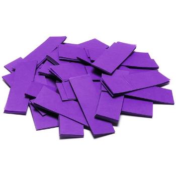 Tcm Fx Pomalu padající obdélníkové konfety 55x18mm, fialové, 1kg