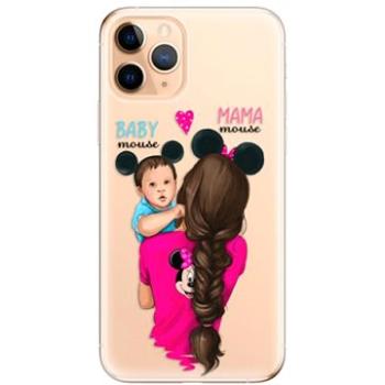 iSaprio Mama Mouse Brunette and Boy pro iPhone 11 Pro (mmbruboy-TPU2_i11pro)