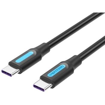 Vention Type-C (USB-C) 2.0 Male to USB-C Male 100W / 5A Cable 1m Black PVC Type (COTBF)