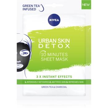 Nivea Urban Skin Detox 10minutová textilní maska 1 ks