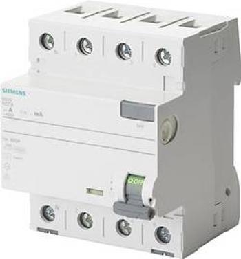 Proudový chránič Siemens 5SV36466KL, 63 A 0.3 A 400 V 4pólový