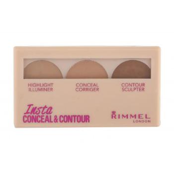 Rimmel London Insta Conceal & Contour 8,4 g konturovací paletka pro ženy 020 Medium