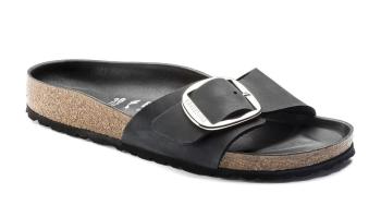 Birkenstock Madrid big Buckle Black Narrow Fit černé 1015108