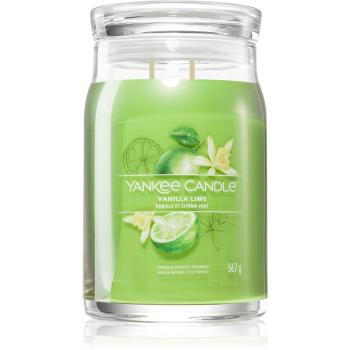 Yankee Candle Vanilla Lime vonná svíčka Signature 567 g