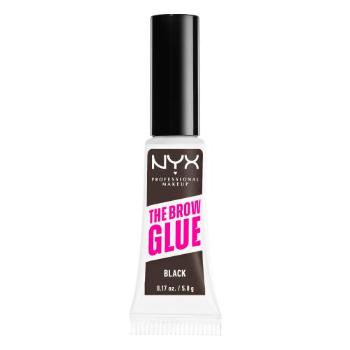 NYX Professional Makeup The Brow Glue Instant Brow Styler 5 g gel a pomáda na obočí pro ženy 05 Black
