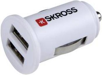 USB autonabíječka Skross, 12 V ⇔ 5 V, 1 A, dvojitá